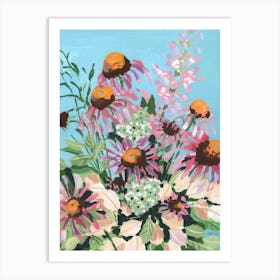 Echinacea Purpurea  Art Print