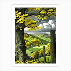 Autumn In The Countryside Art Print