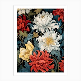 Floral Wallpaper 22 Art Print