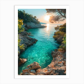 Sunset In Croatia 10 Art Print