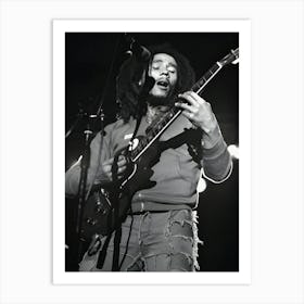 Bob Marley In London Art Print