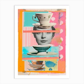 Polaroid Inspired Afternoon Tea 3 Art Print