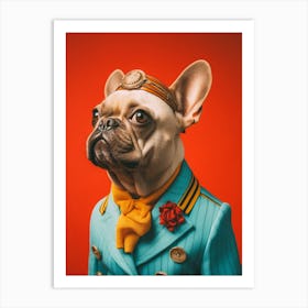 A French Bulldog Dog 5 Art Print