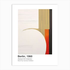 World Tour Exhibition, Abstract Art, Berlin, 1960 10 Art Print