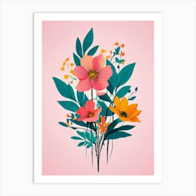 Flowers In A Vase 73 Art Print