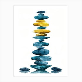 Balancing Stones 1 Art Print