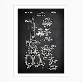 Scissors Patent Print, Kitchen Shears Scissors Poster, Kitchen Gifts, Kitchen Wall Decor, Home Decor, Scissor Art, Kitchen Art Print, Hk3951 1 Art Print