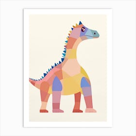Nursery Dinosaur Art Pachycephalosaurus 1 Art Print