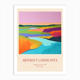 Colourful Abstract Everglades National Park Usa 7 Poster Art Print