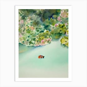 Clownfish II Storybook Watercolour Art Print