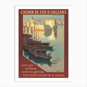 Chemin de fer d'Orléans Art Print