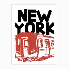 New York Subway Art Print