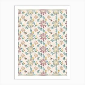 Floral Pattern 20 Art Print