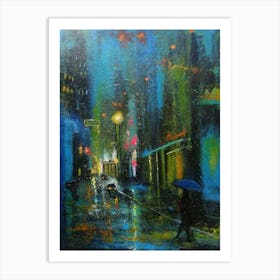 Rainy Night 1 Art Print