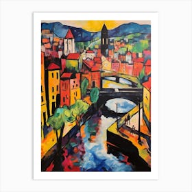 Bilbao Spain 2 Fauvist Painting Art Print