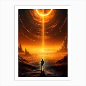 Halo gaming 1 Art Print