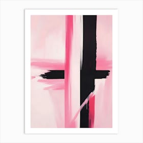 Pink Cross Art Print