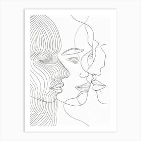 Line Art Intricate Simplicity 6 Art Print