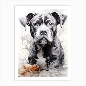 Contemporary Bulldog Art Print Art Print