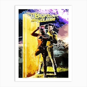 Deadpool And Wolverine 10 Art Print