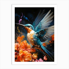 Echoing Wings Birds In The Sky Art Print