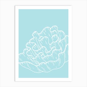 Flower Drawing Art Print