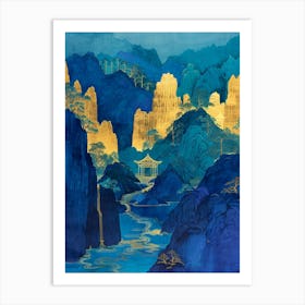 Chinese Landscape 19 Art Print