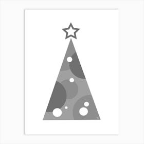 Nordic Gray Tree Art Print