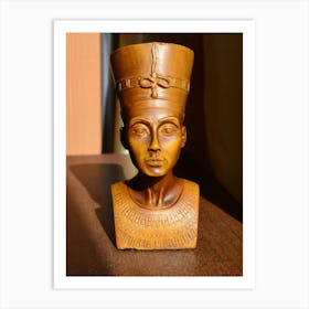 Nefertiti Egyptian pharaoh Art Print