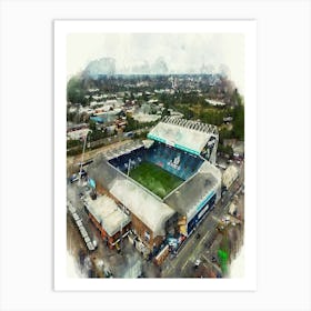 Leeds United Elland Road Art Print