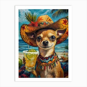 Whimsical Dogs 30 Art Print