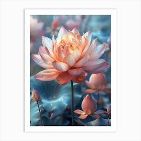 Lotus Flower 39 Art Print