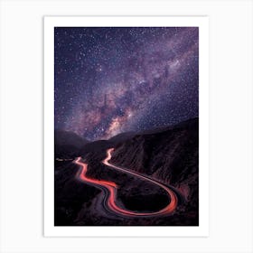 Milky Way Light Art Print