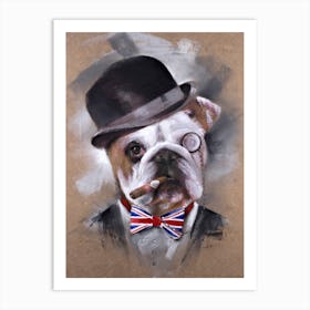 British Bulldog Art Print