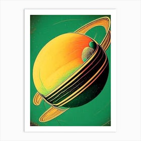 Scorpius Planet Vintage Sketch Space Art Print