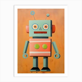 Robot 6 Art Print