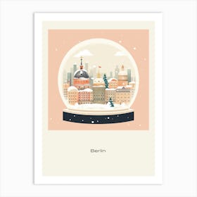 Berlin Germany 1 Snowglobe Poster Art Print