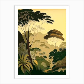 Sumba Island Indonesia Rousseau Inspired Tropical Destination Art Print