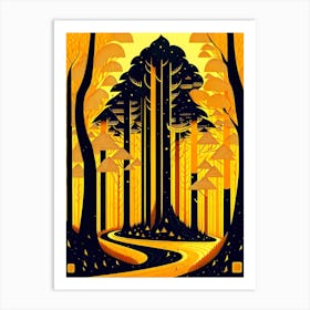 Forest 55 Art Print