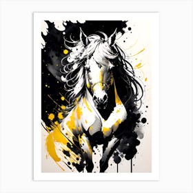 Horse Painting Art Print