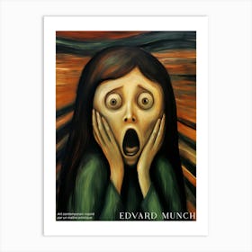 Edward Munch'S Scream Art Print