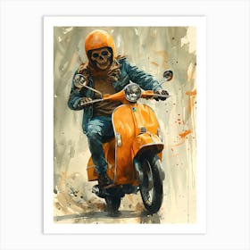 Vespa 2 Art Print