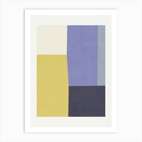 ABSTRACT MINIMALIST GEOMETRY - BY02 Art Print