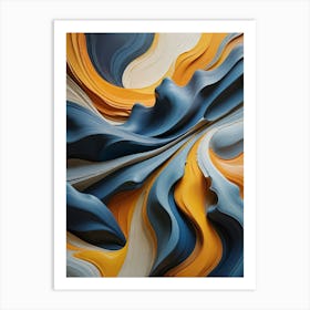 Abstract Painting Dreamscape Variations Art Print