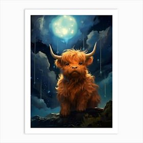 Highland Cow 2 Art Print