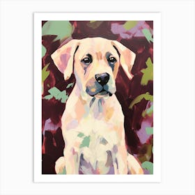 A Boxer Dog Painting, Impressionist 5 Art Print