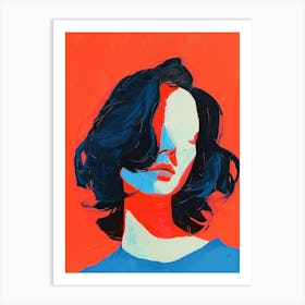 Portrait Of A Woman 218 Art Print