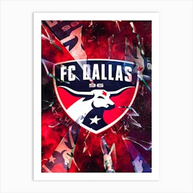 Fc Dallas Art Print