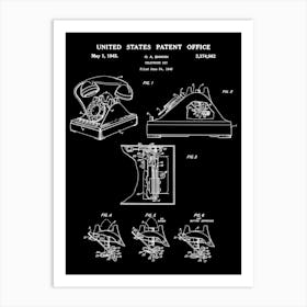 1945 Telephone Set Patent Art Print