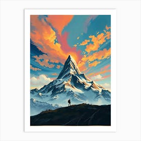 Mountain In The Sky Art Print